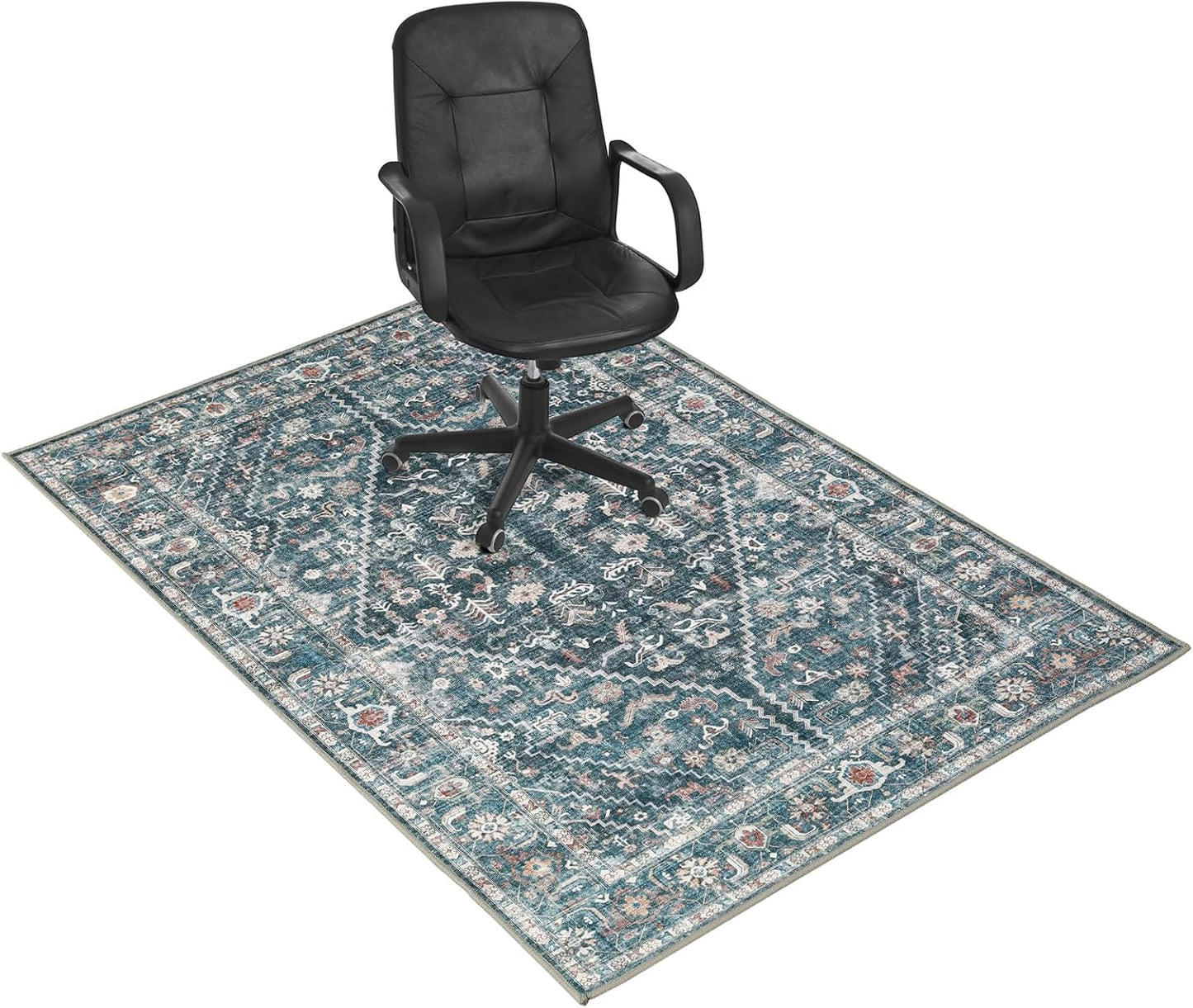 Non-Slip Desk Chair Mat for Hard Floors | 48x60 Protector