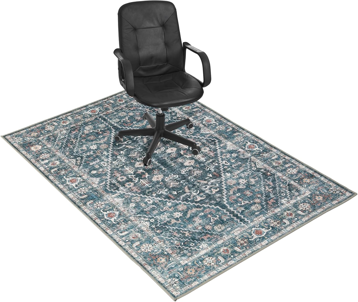 Non-Slip Desk Chair Mat for Hard Floors | 48x60 Protector