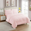 King Size Comforter Set Pale Pink - 7-Piece All-Season Bedding