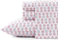 Queen Cotton Percale Sheets - Crisp Coastal Bedding