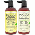 PURA D'OR Biotin Shampoo & Conditioner Set - Clinically Proven Thicker Hair