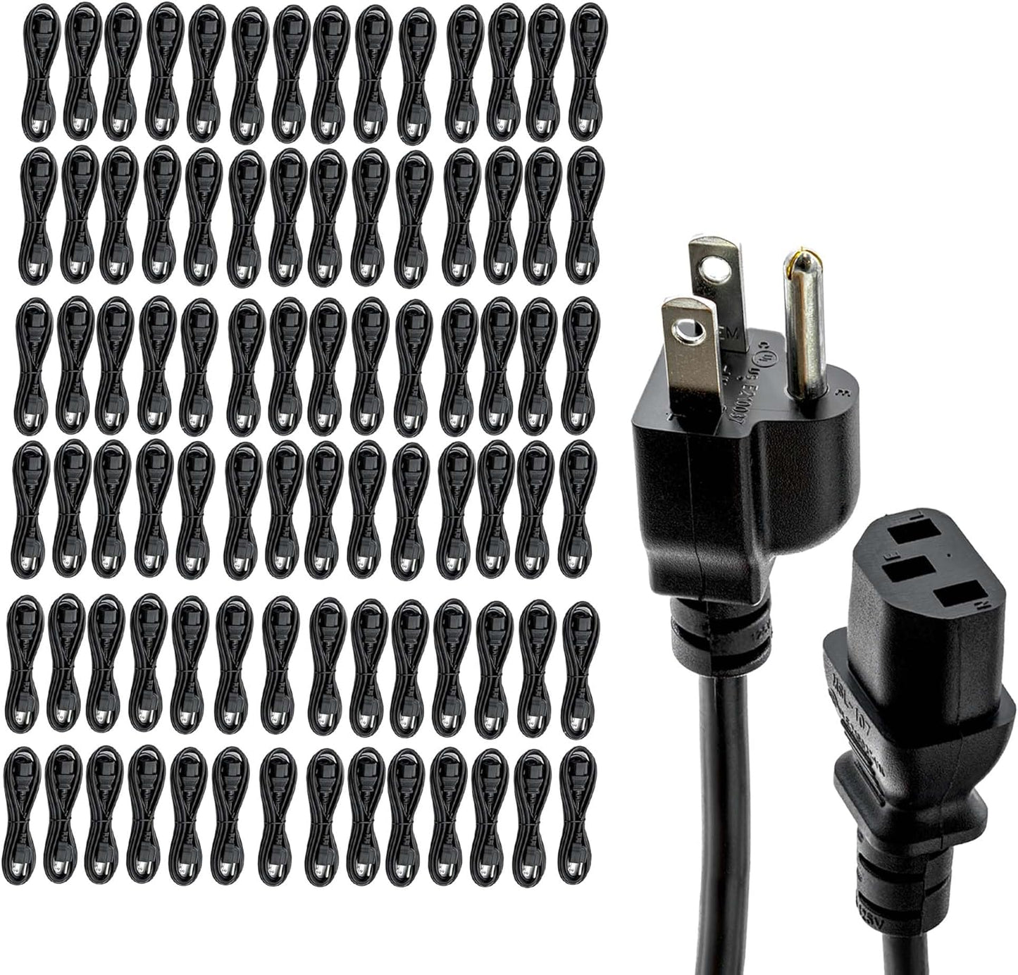 UL Approved 10ft Universal Power Cord for IT Departments