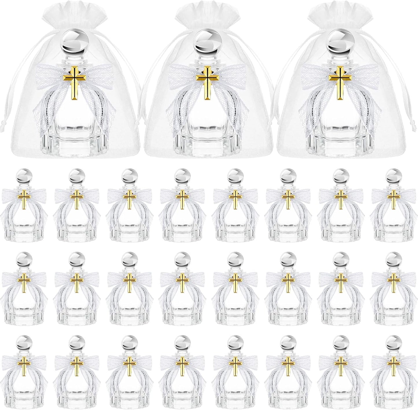 Newtay Holy Water Bottles for Baptism Favors and Gifts