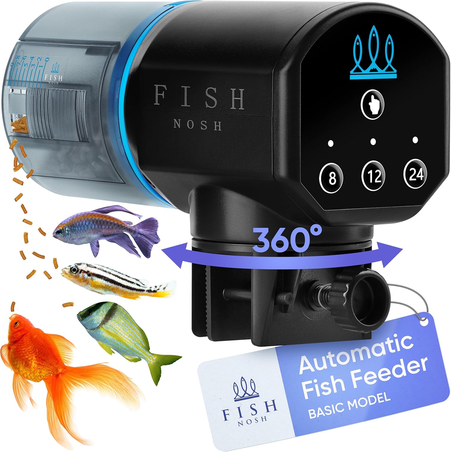 ML Auto Fish Feeder: Smart Timer Dispenser