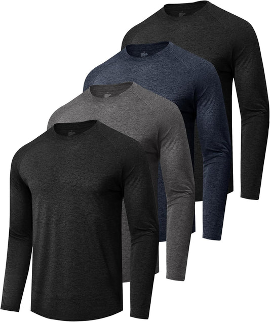 Quick Dry Long Sleeve Shirts for Men - Sun Protection & Comfort