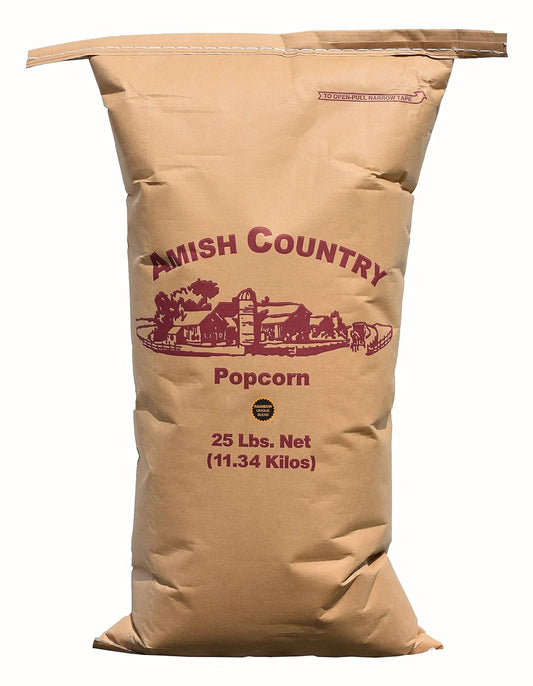 Amish Country Popcorn Rainbow Kernels 25 lb Bag Non-GMO