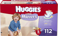 Huggies Little Movers Diapers Size 6, 112 Count - Trusted Leak