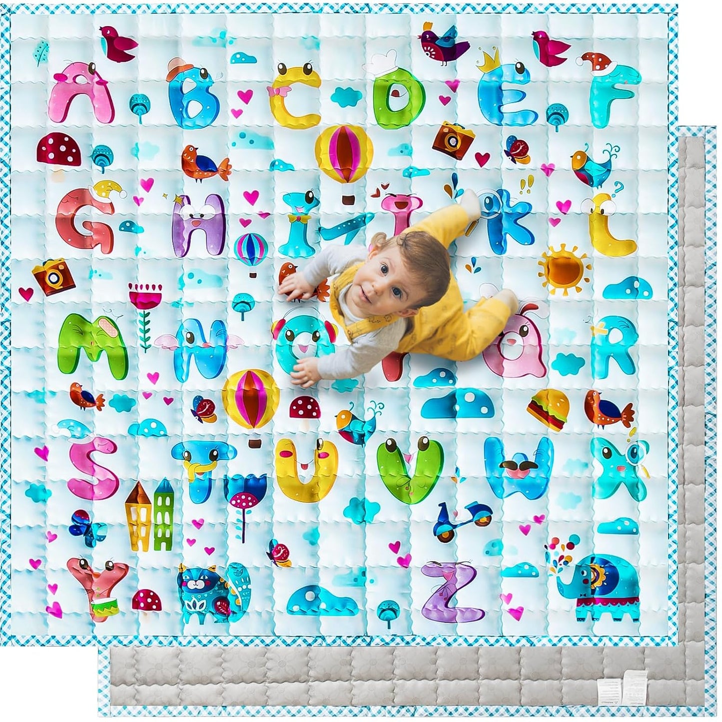 Foldable Baby Play Mat - Non-Slip & Portable