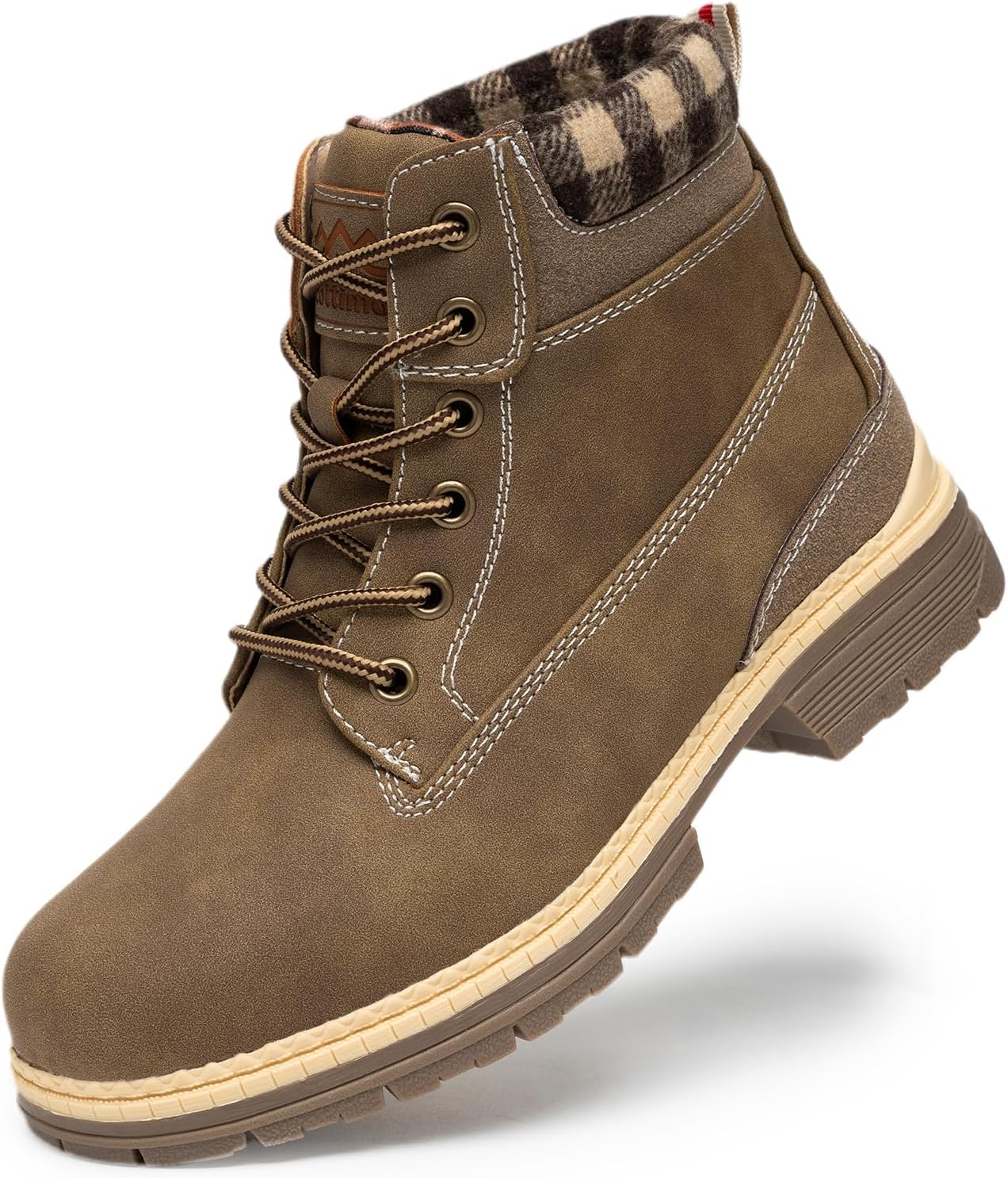 COTTIMO Women's Fur-Lined Snow Hiking Boots