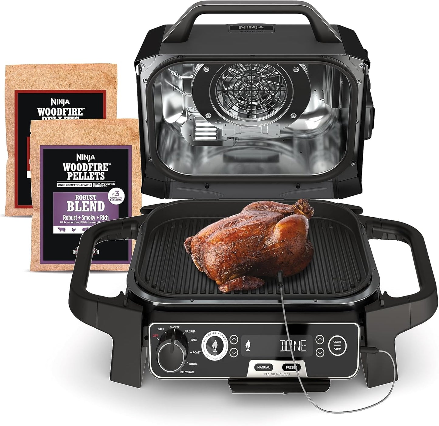 Ninja 7-in-1 Grill & Smoker - Ultimate Outdoor Cooking Power!