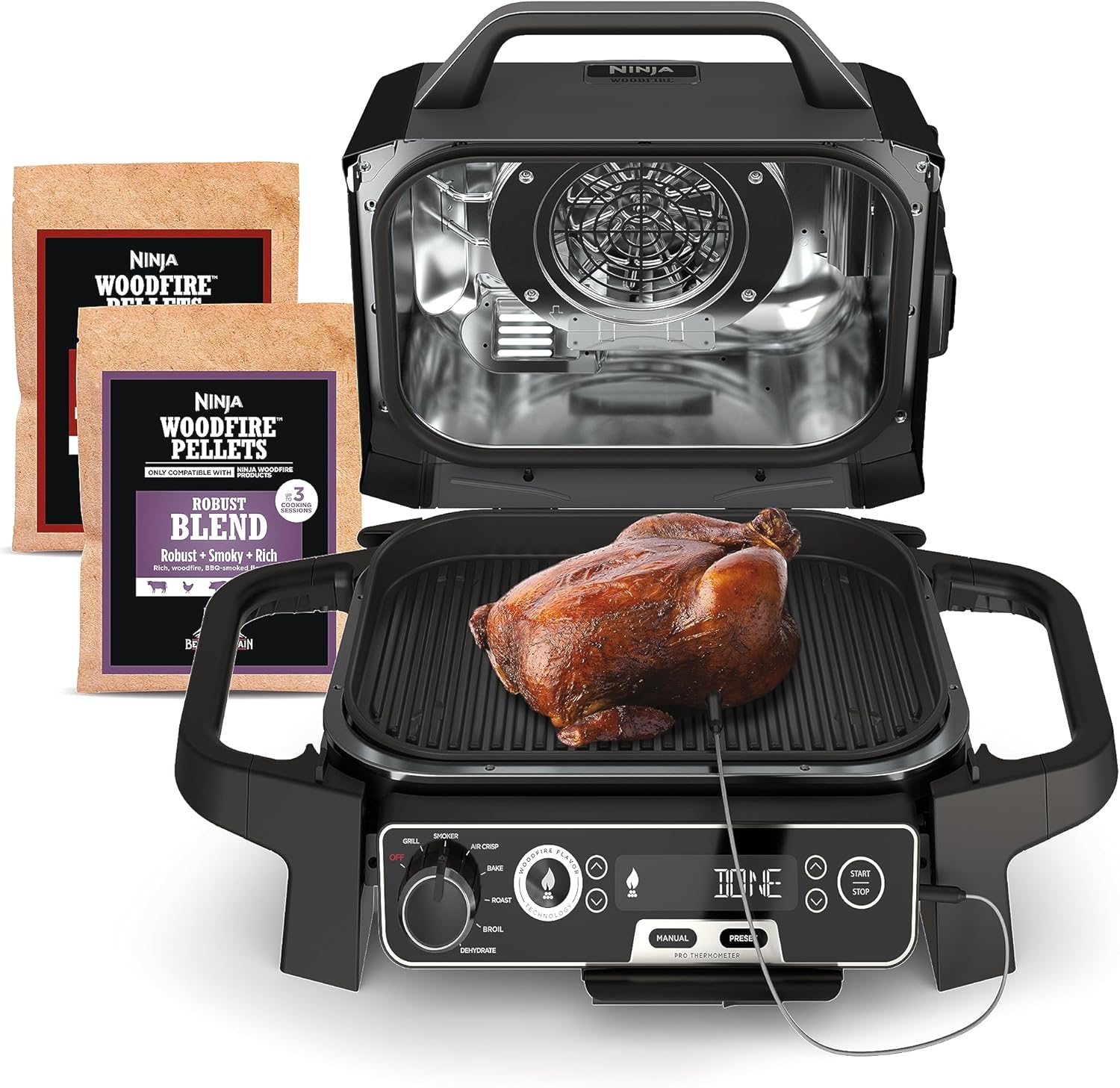 Ninja 7-in-1 Grill & Smoker - Ultimate Outdoor Cooking Power!