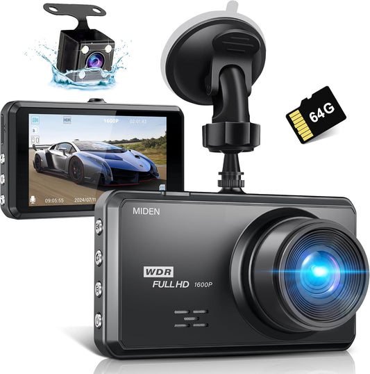 Enhanced Security: Miden Dual Dash Cam Bundle