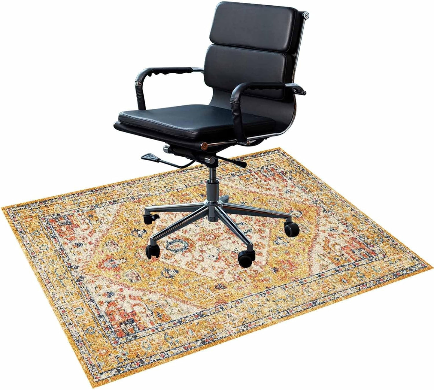 Xyrjova Carpet Protector Mat for Rolling Chairs
