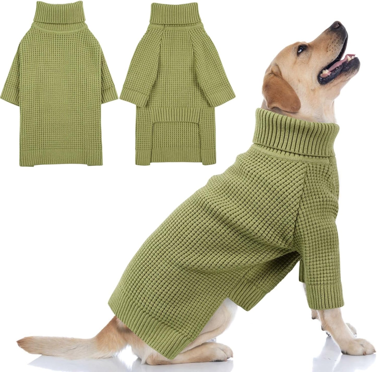 Queenmore Turtleneck Long Sleeve Sweater for Dogs & Cats