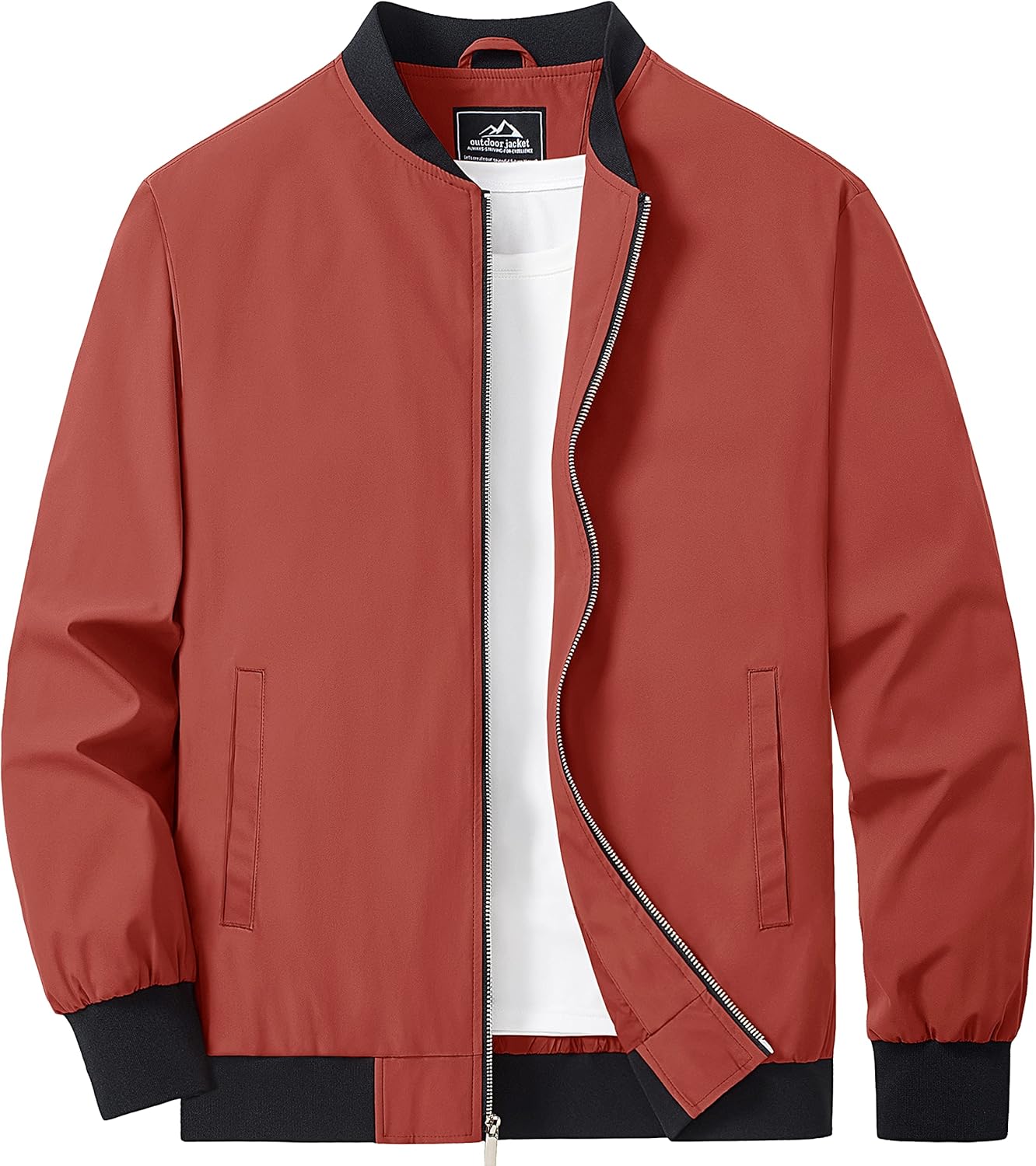 Lightweight Casual Zip Up Bomber Jacket for Men by MAGCOMSEN