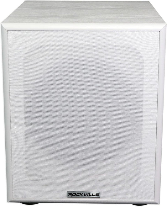 Rockville Rock Shaker 8in Powered Subwoofer for Deep Bass