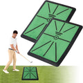 Improve Swing Path: 2 Pack Golf Mats for Precise Training