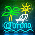 Palm Tree Neon Sign for Wall Decor - Bright LED Beach Bar Light