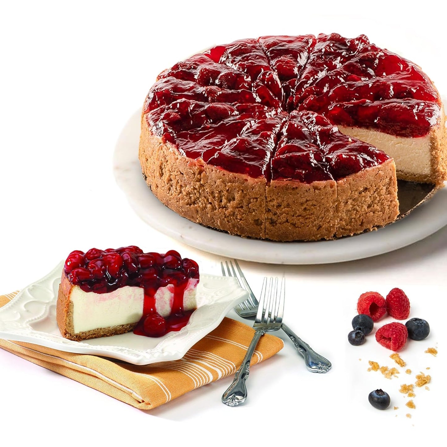 David's Cookies Strawberry Cheesecake 10in - Gourmet Dessert