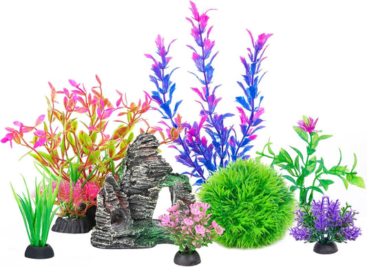 Enhance Fish Tank Paradise with Ameliade Decor Set