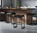 VASAGLE EKHO Counter Height Bar Stools Set of 4 - Mid-Century Comfort