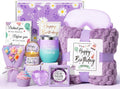 Birthday Gifts for Women Friendship Gift Basket - Lavender Spa Set