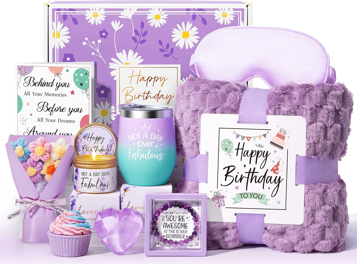 Unique Birthday Gifts for Women Friendship Spa Gift Basket
