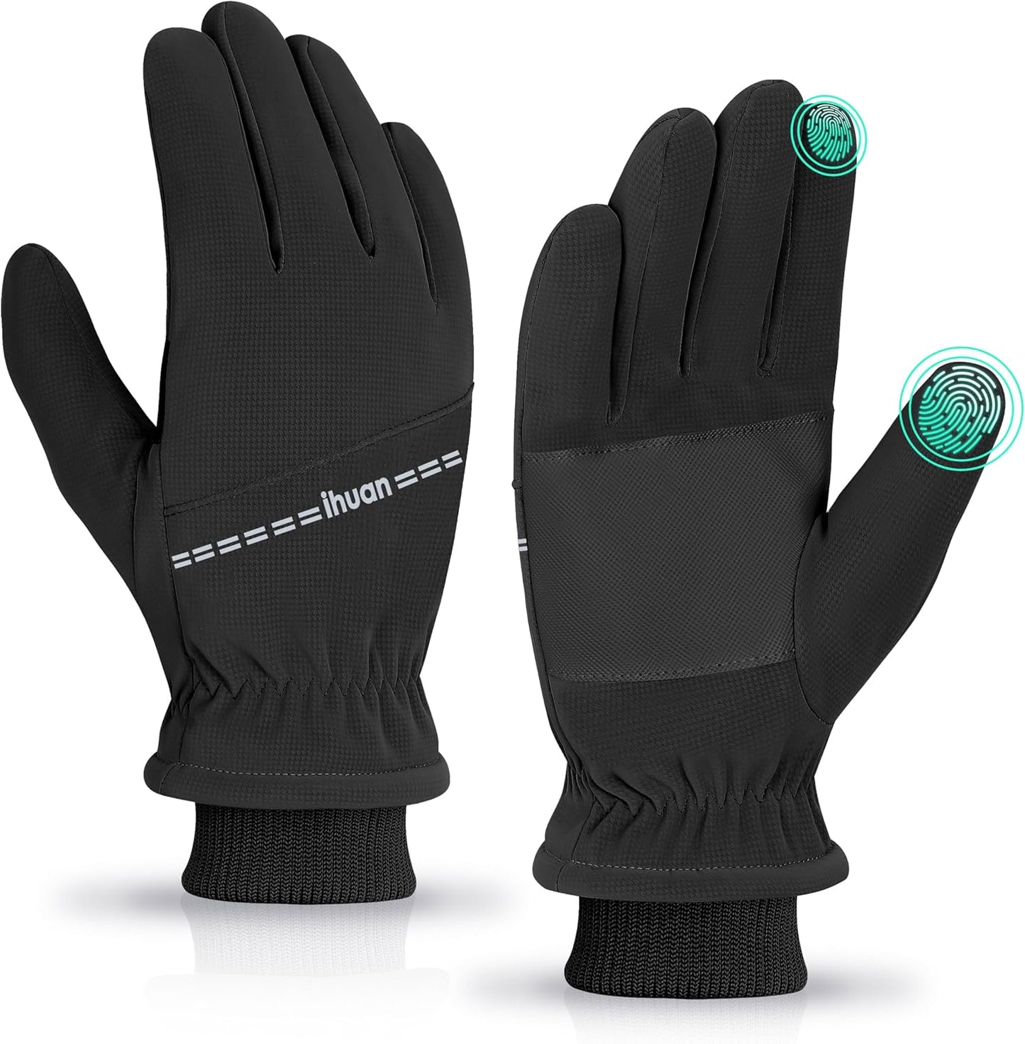 ihuan Waterproof Touchscreen Winter Gloves - Stay Warm & Dry!