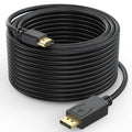 4K DisplayPort to HDMI Cable 50FT - Long Reach 4K DP to HDMI