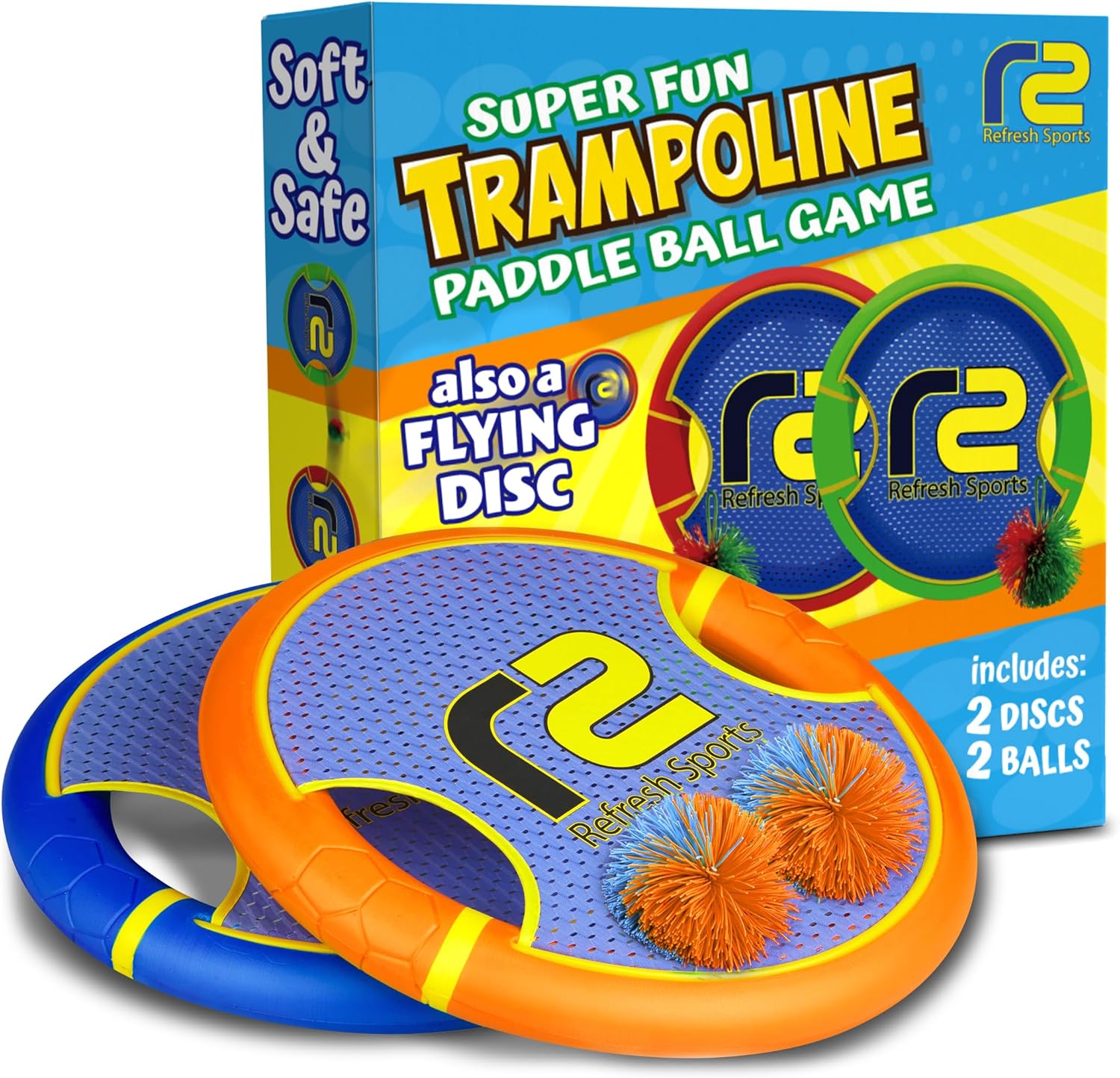 Kids Toss & Catch Game - Safe Soft Foam - Indoor/Outdoor Fun!
