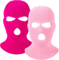 3-Hole Ski Mask Knitted Face Cover Balaclava - Winter Outdoor Wear