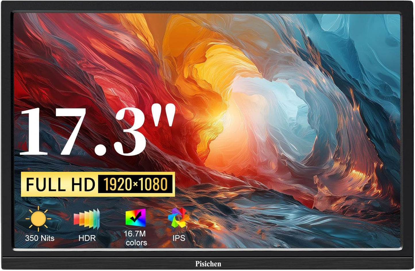 17.3 Full HD Portable Monitor - Ultimate Travel Companion