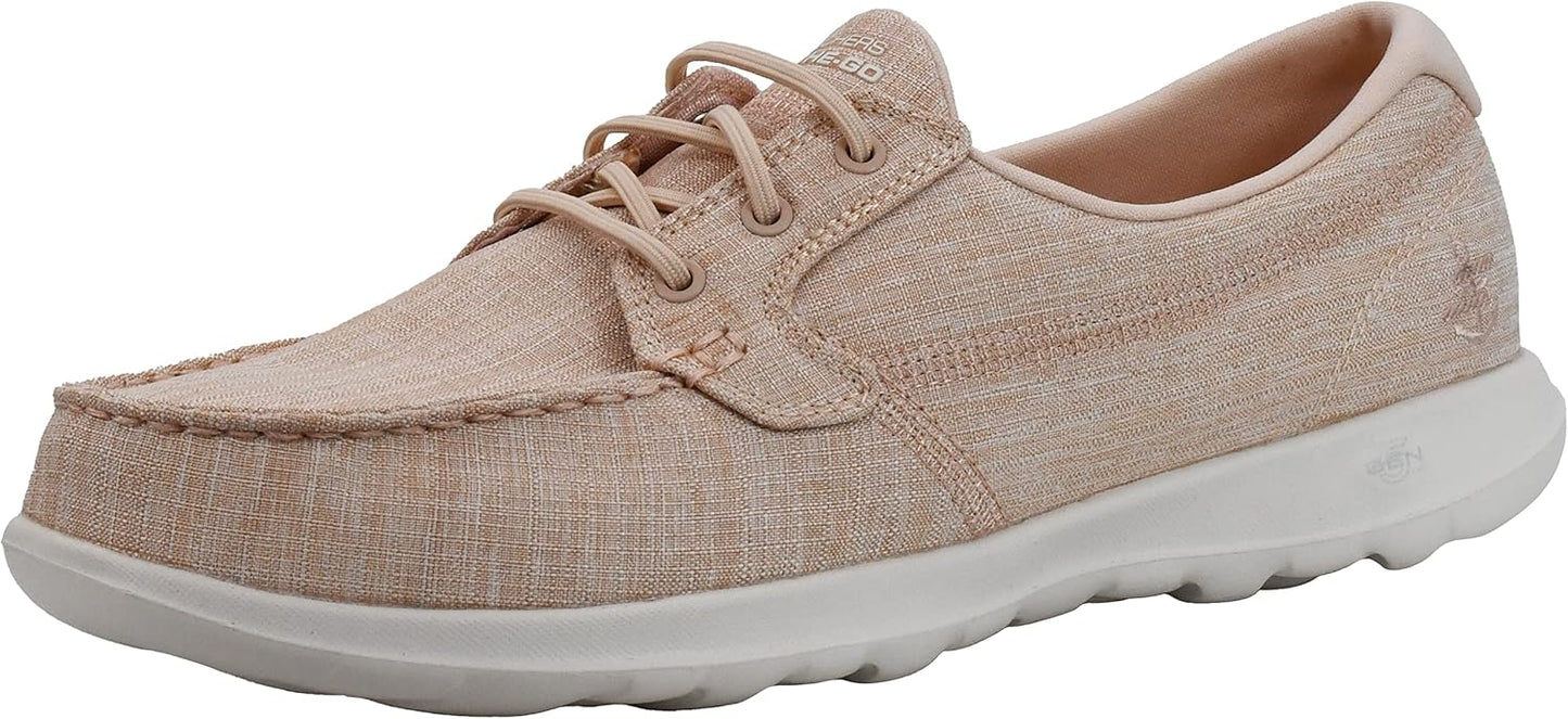 Skechers Women's Go Walk Lite-15433 Boat Shoe for Comfort