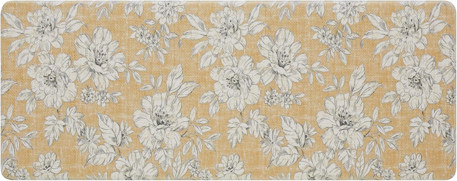 Laura Ashley Anti-Fatigue Kitchen Mat for Comfort and Style