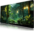 Cozy Rainy Day Greenhouse Desk Pad - XXL Size