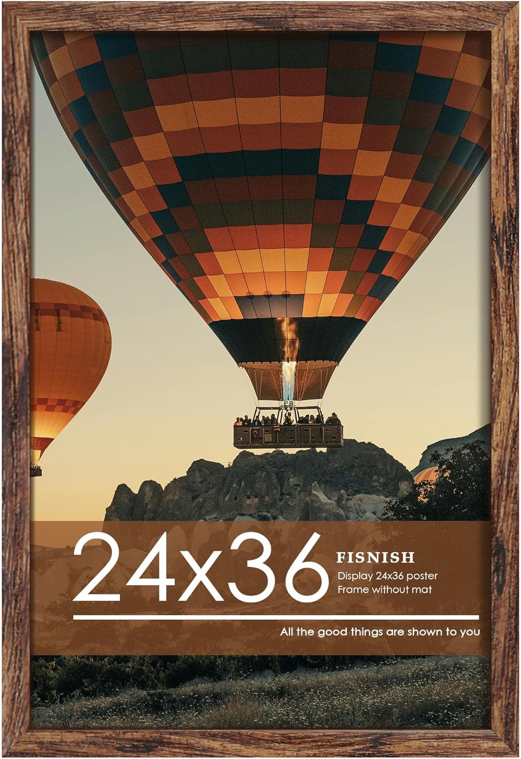 24x36 Poster Frame Brown for Stunning Wall Displays