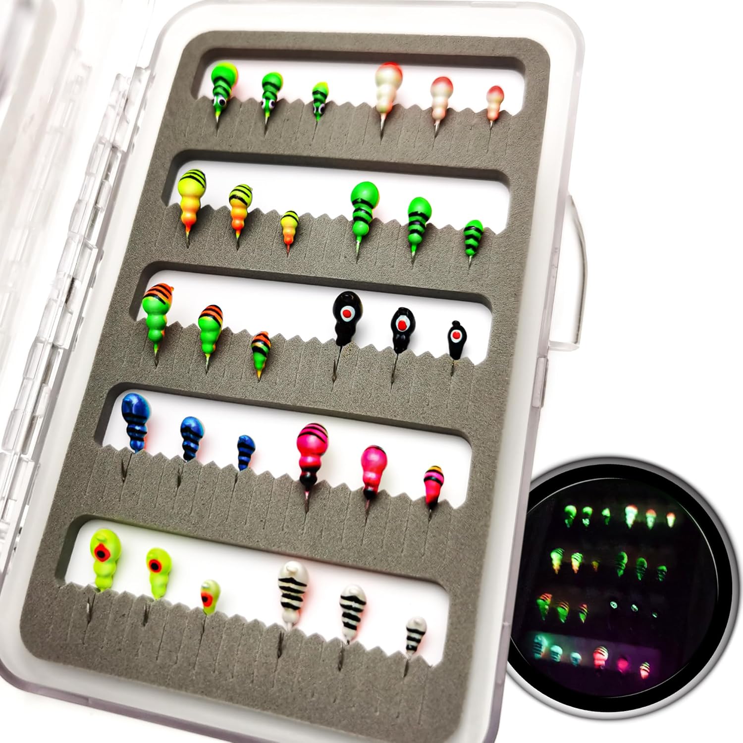 Glow Tungsten Ice Fishing Jig Kit - Catch More Fish!