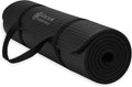 Gaiam Essentials Thick Yoga Mat 72in x 24in - Extra Cushion for Joints
