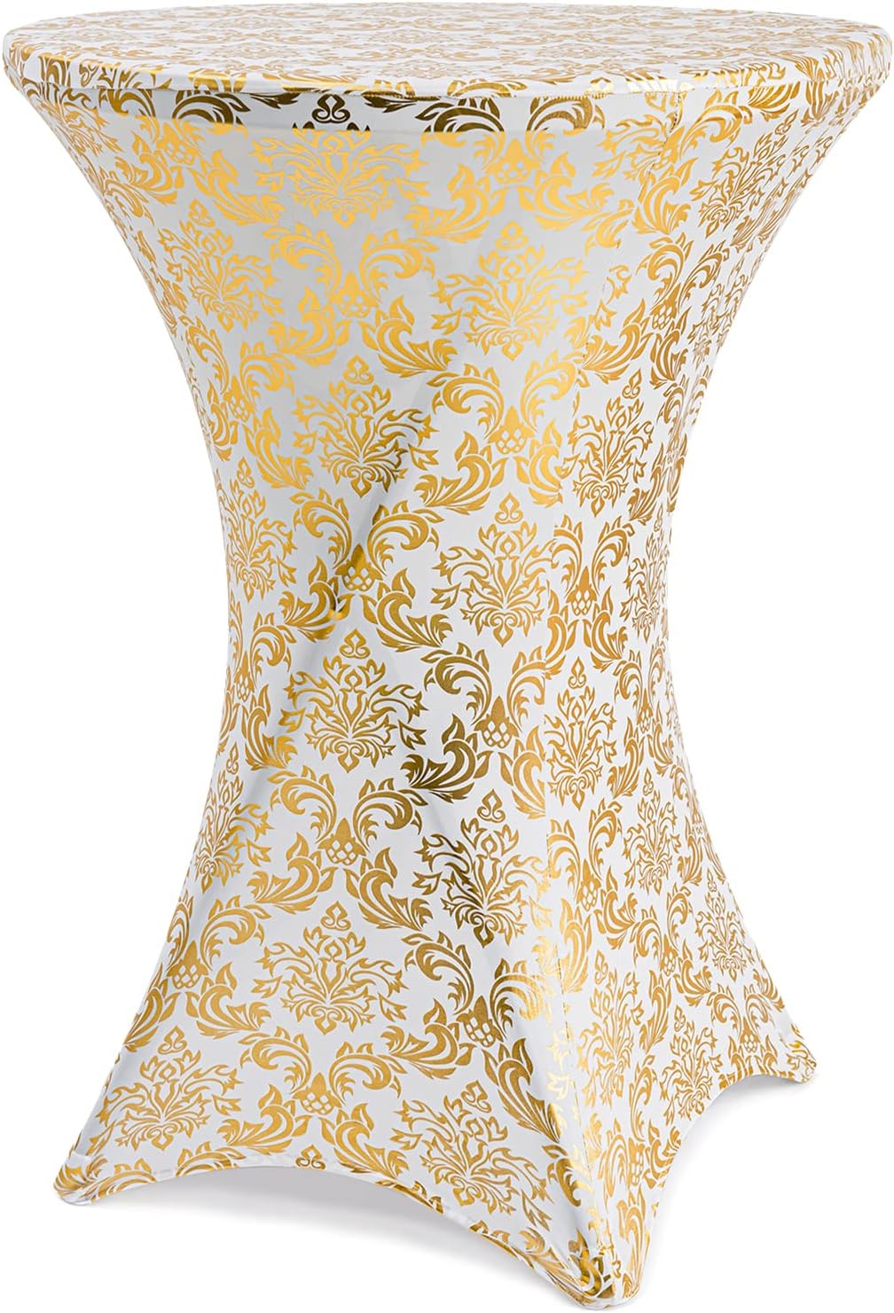 Gold Floral Cocktail Table Cover by ANMINY