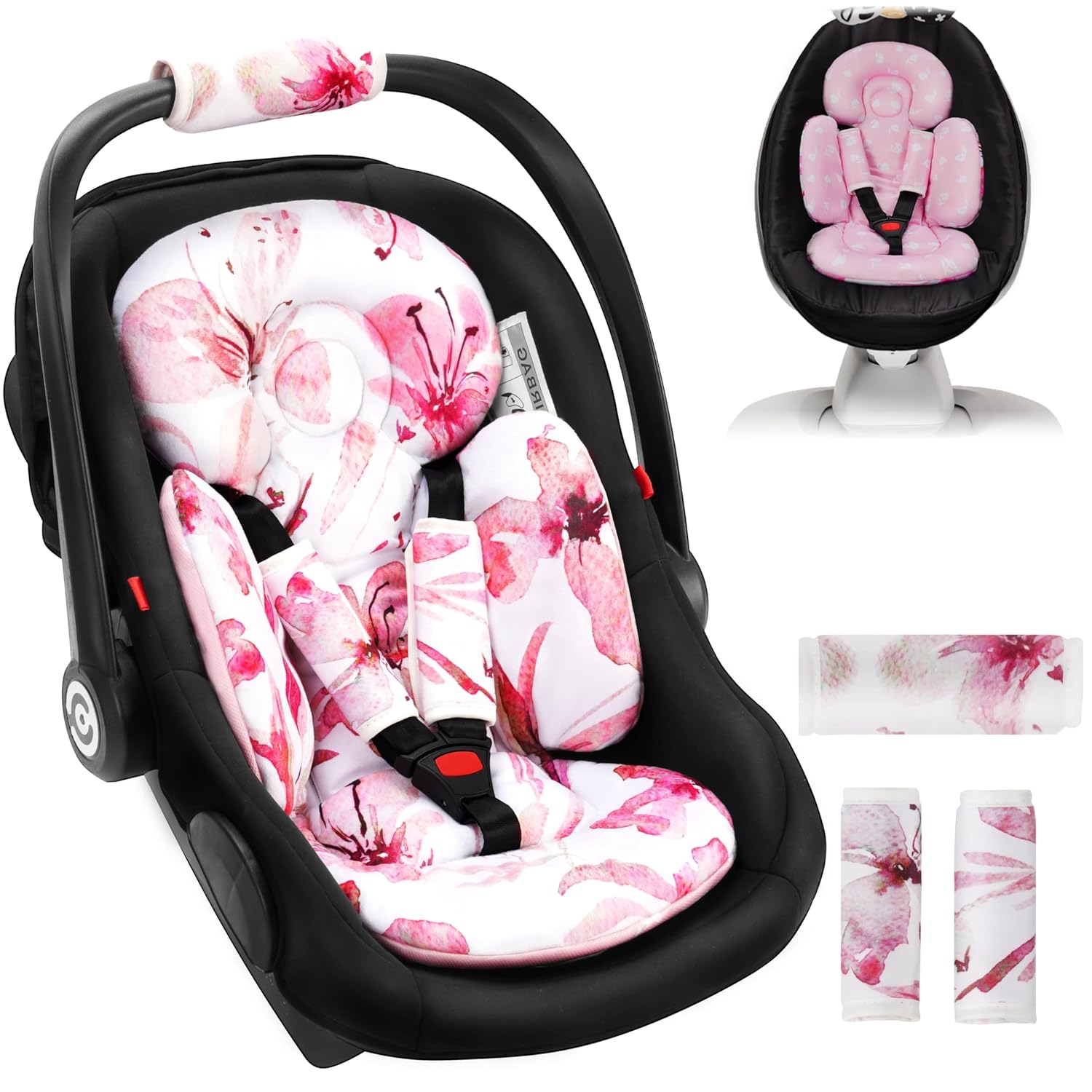 TinlyFinly Baby Car Seat Insert - Ultimate Comfort