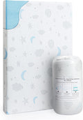 Pack and Play Mattress 38x26 in Breathable Memory Foam - Travel Ready