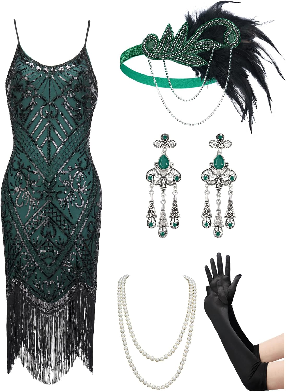 YESSA Women's Flapper Dresses 1920s for Great Gatsby Events