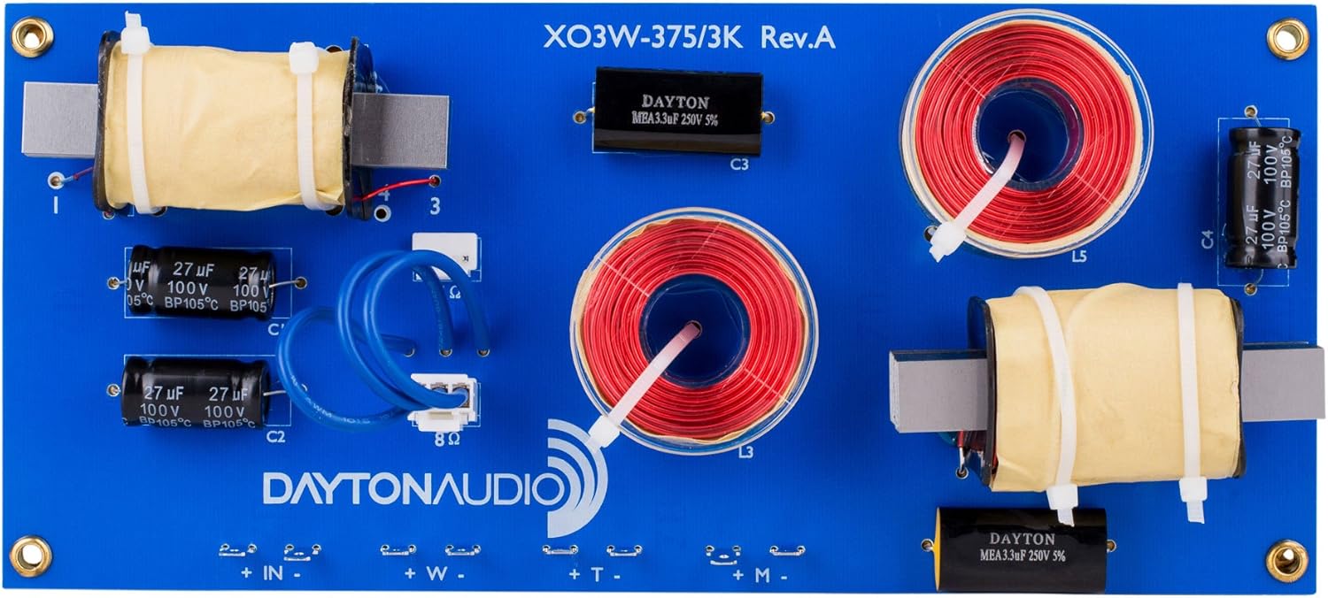 Dayton Audio XO3W-375/3K 3-Way Speaker Crossover Review