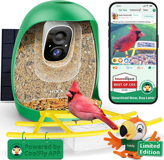 AI Bird Feeder Camera: Identify 10K Species!