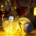 Solar Lanterns Outdoor Waterproof 4 Pack - Warm White Globe Lights