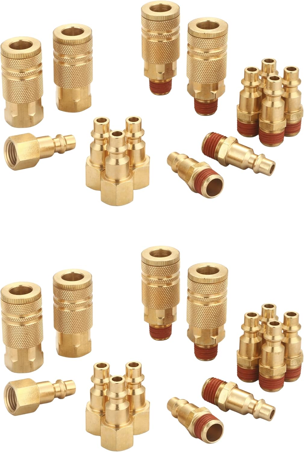 Industrial Type D Coupler and Plug Kit for Air Hose Fittings