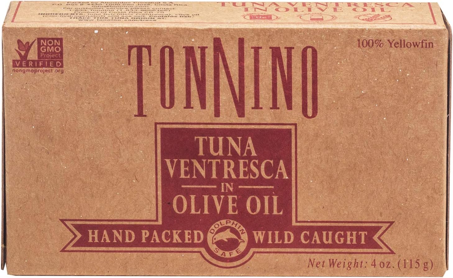 Tonnino Tuna Ventresca in Oil, 4OZ (6PK) - Premium Quality