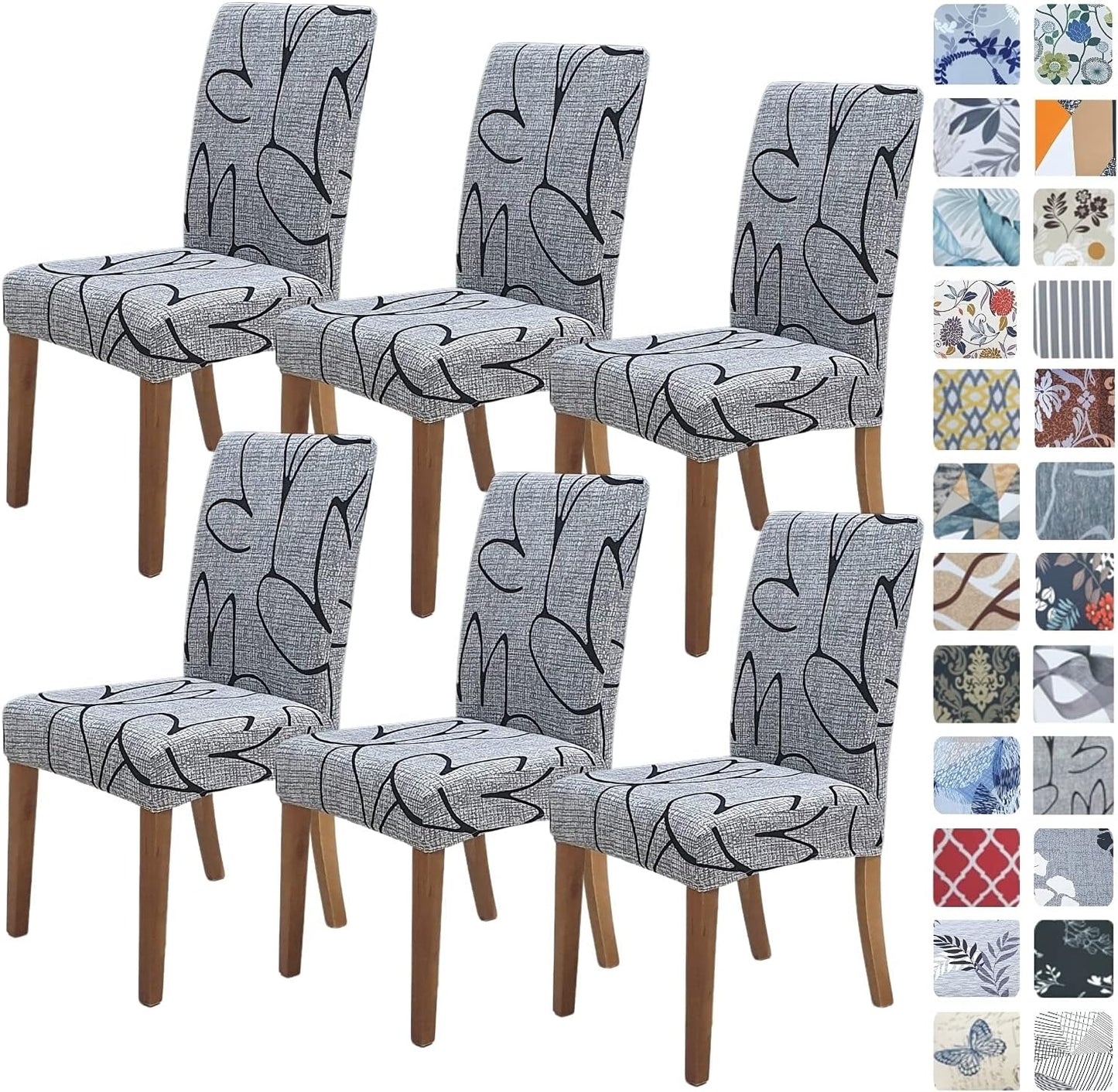Transform Your Dining Room with SPRINGRICO Chair Covers Set of 6
