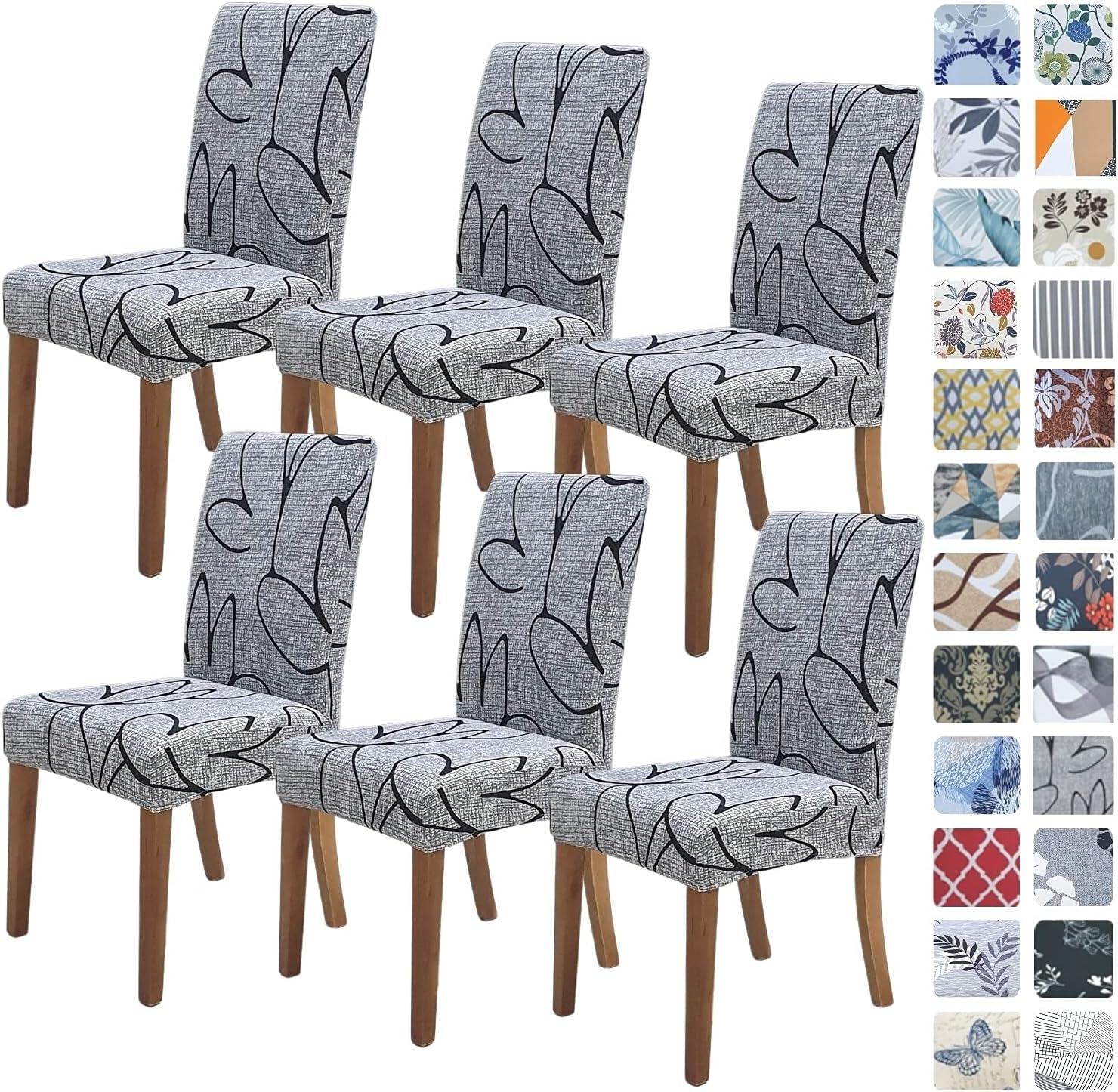 Transform Your Dining Room with SPRINGRICO Chair Covers Set of 6