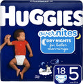 HUGGIES OverNites Diapers Size 5 Overnight - Up to 12 Hours Protection